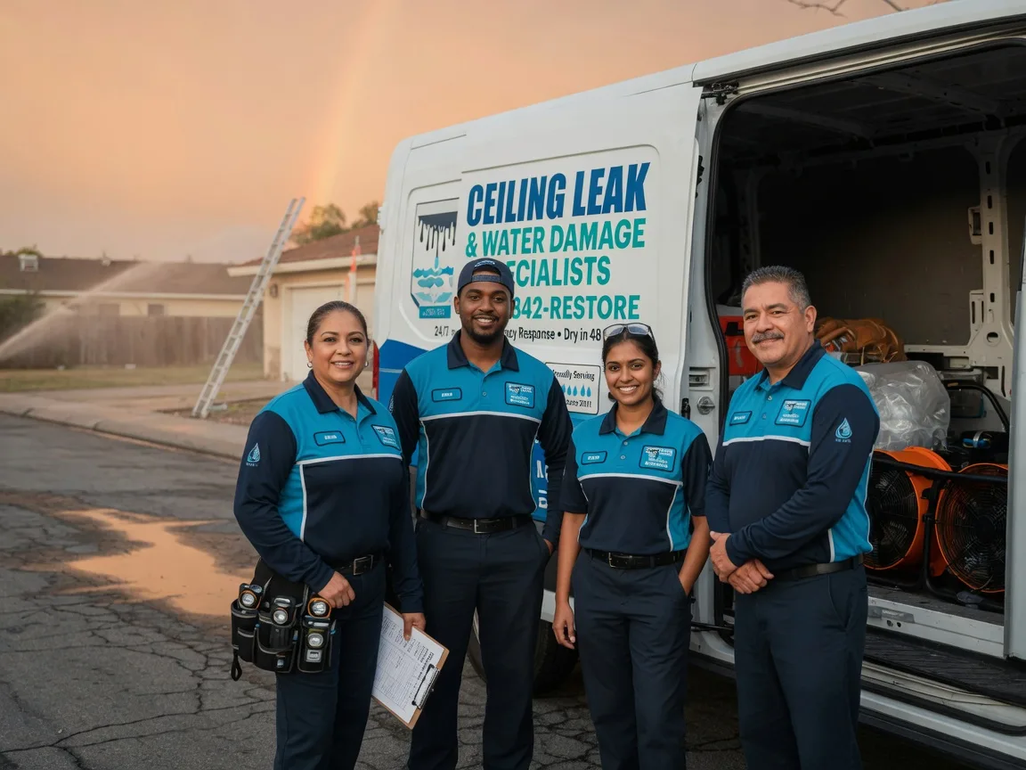 Ceiling Leak Cleanup company in Collinsville, TX